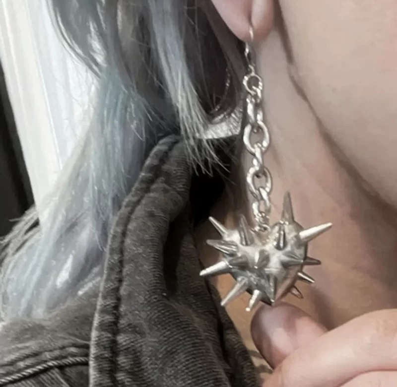 Řetízkový šperk s trny a srdcem | Elegantní šperky, módní doplňky