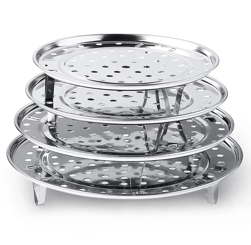 Univerzální nerezový napařovací rošt do hrnce | napařovací košík, parní podložka