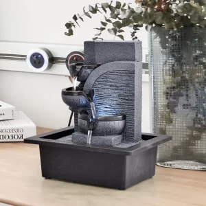 Stolní vodní fontána pro feng shui a relax | vnitřní fontána, dekorace