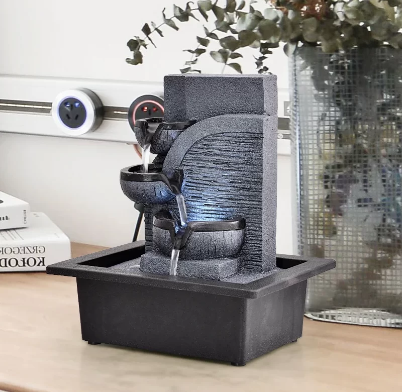 Stolní vodní fontána pro feng shui a relax | vnitřní fontána, dekorace