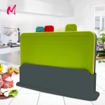 Plastové antibakteriální kuchyňské prkénko sada 4 kusy | kuchyňské prkénko, plastové prkénko