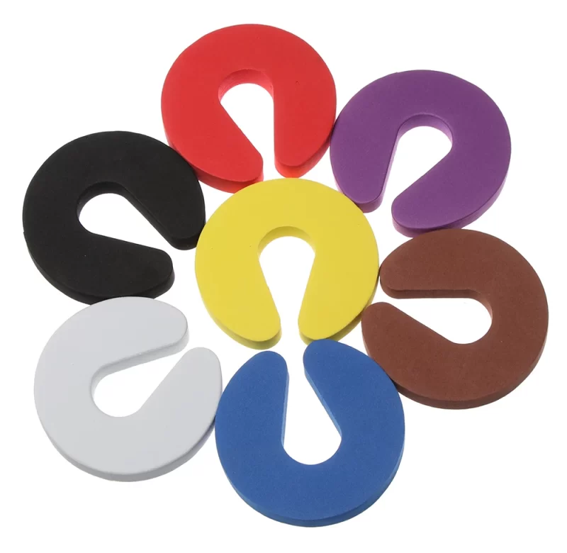 Pěnová zarážka proti přivření prstů dětí | dětská pojistka, dveřní klip