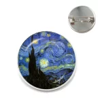 Van Gogh umělecká díla brož | umělecký špendlík, módní brož