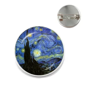 Van Gogh umělecká díla brož | umělecký špendlík, módní brož