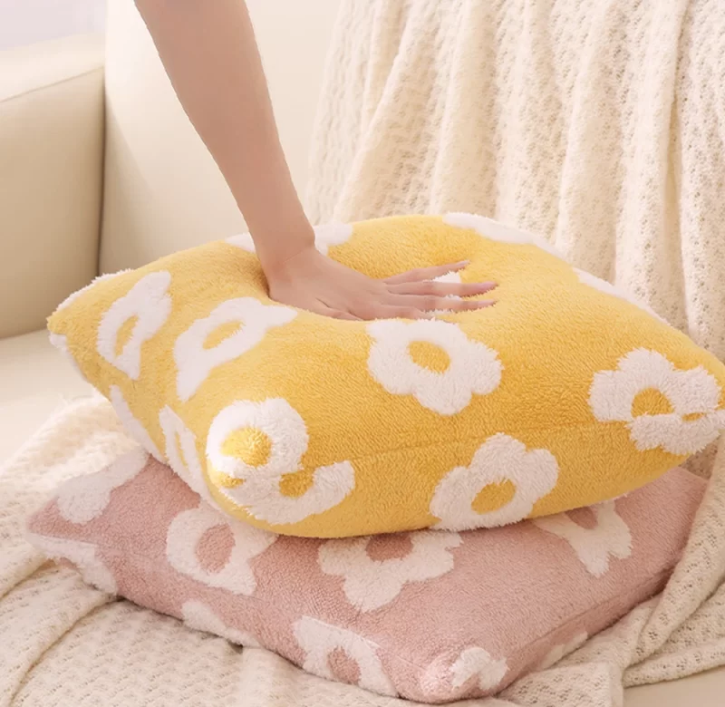 Květinový povlak na polštář pro gauč i dekorace | květinový polštář, povlak na polštář