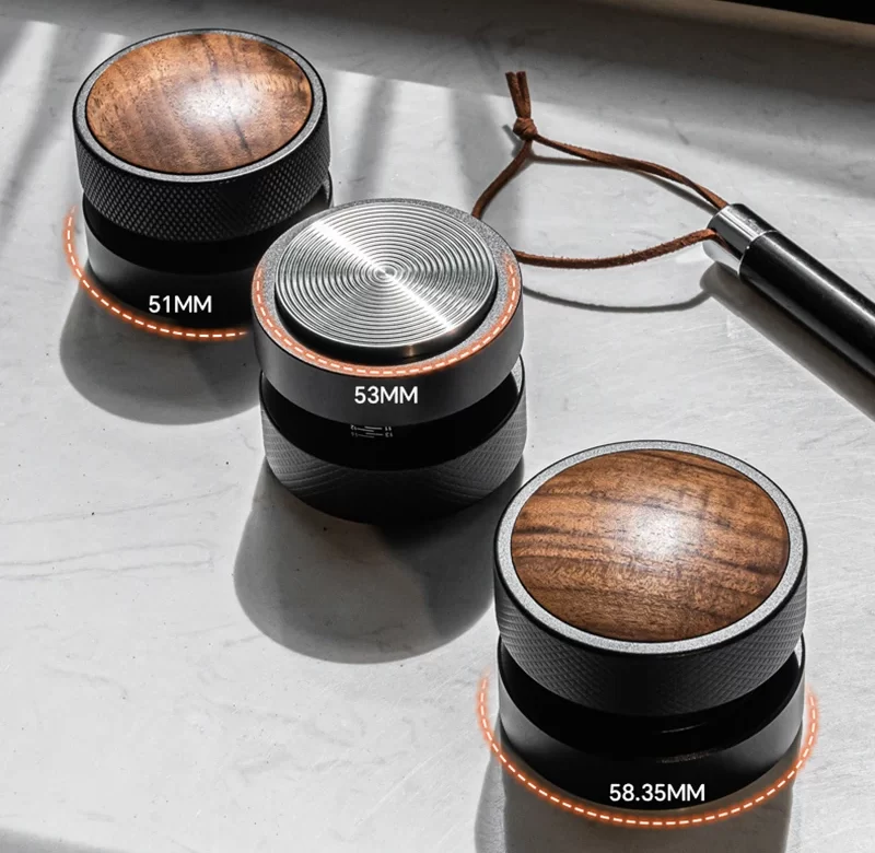 Nastavitelný ocelový tamper na kávu | tamper káva, pěchovadlo na kávu