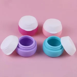 Mini kosmetika na cesty pro krémy a léky | cestovní dóza, silikonová lahvička
