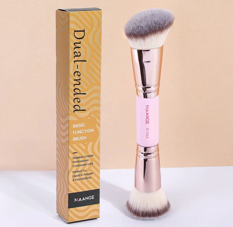 Štětec na makeup s dvojitou hlavou | kosmetické pomůcky