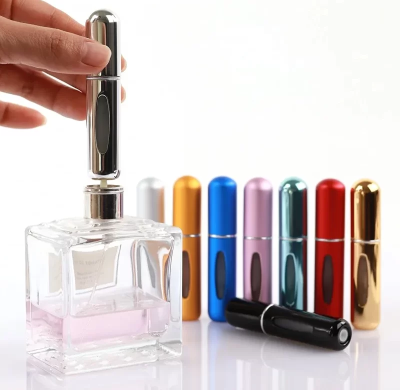 Plnitelný cestovní rozprašovač parfémů mini 5ml | plnitelný rozprašovač