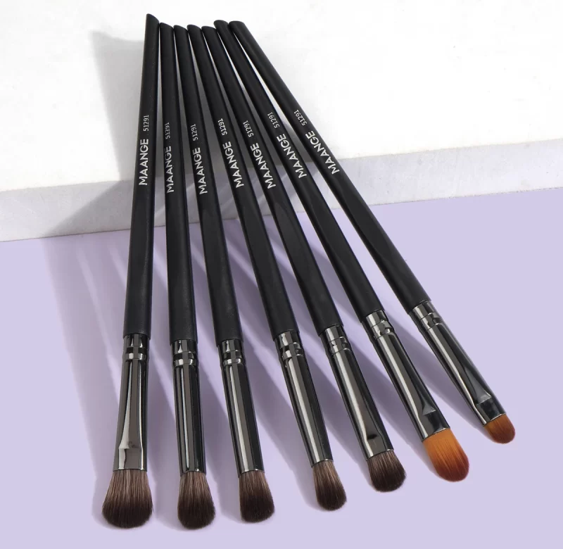 Štětce na oči a makeup sada | kosmetické pomůcky 7 ks