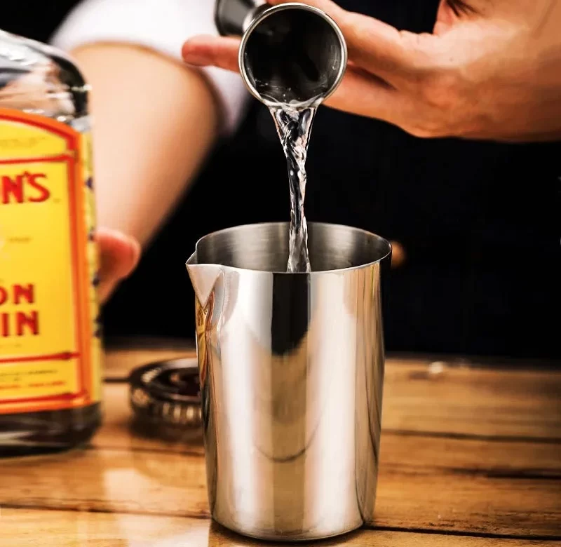 Koktejlový šejkr na drinky z nerezu 500 ml | barové potřeby, šejkr na koktejly