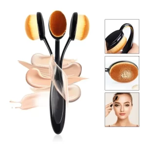 Oválný štětec na make up a pudr | kosmetický nástroj, make-up štětec