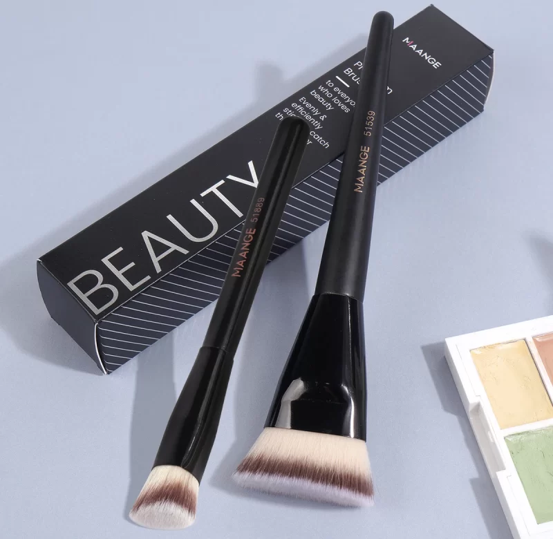 Sada štětců na makeup a konturování pod oči | kosmetické pomůcky 2+1 ks