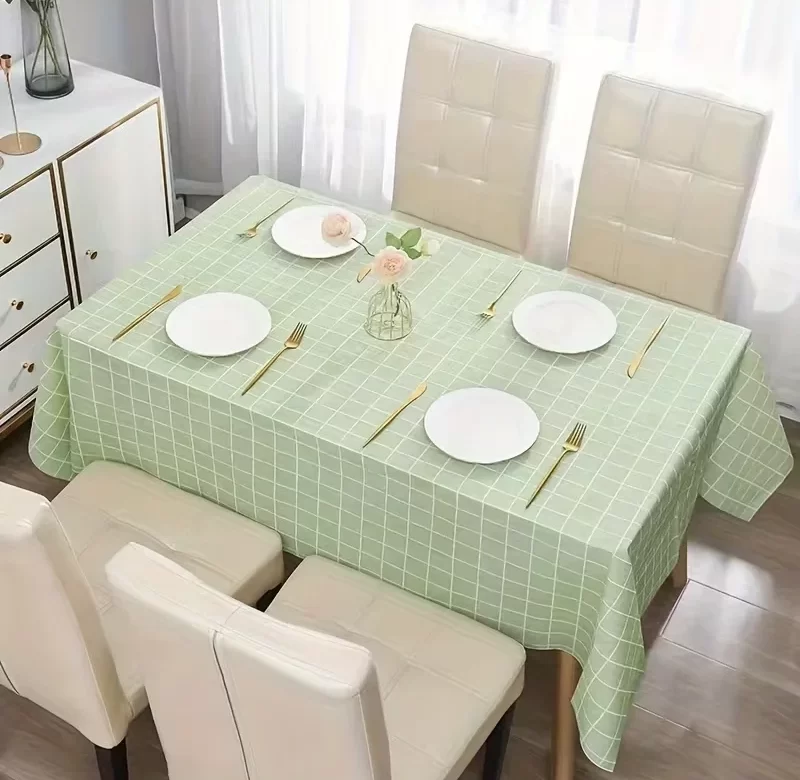 Ubrus nordic kostkovaný omyvatelný voděodolný moderní | ubrus, ubrus na stůl