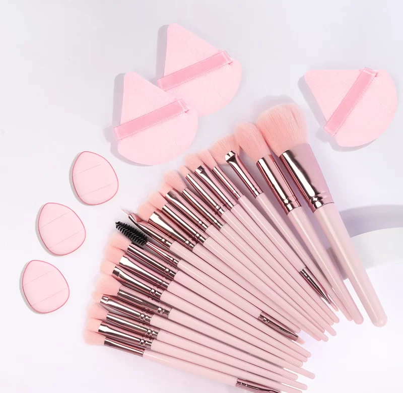 Make up sada 20 štětců a houbiček pro líčení | štětce na makeup, kosmetické štětce