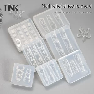 3D silikonová forma na nehty pro DIY | 3d forma, silikon forma