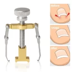 Rovnátko na zarostlý nehet z nerezové oceli | pomůcka pro pedikúru