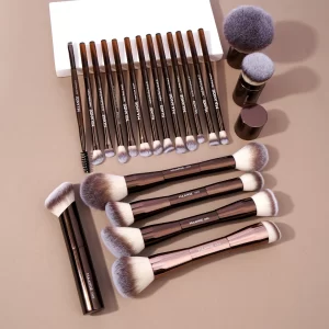 Sada štětců na makeup a oči | kosmetické potřeby 20+1 ks