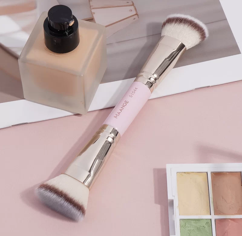 2 v 1 štětec na make up a korektor | štětec na make up, kosmetický štětec