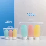 3 ks cestovní lahvičky na kosmetiku a šampon 100 ml | cestovní obaly