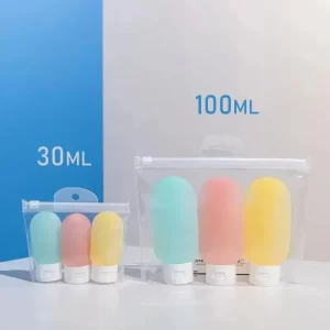 3 ks cestovní lahvičky na kosmetiku a šampon 100 ml | cestovní obaly