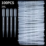 100 ks plastových zkumavek s pipetami 3ml | laboratorní sada