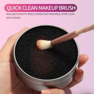 Čistič štětců pro suché čištění makeup houbiček | kosmetické příslušenství 1+1 ks