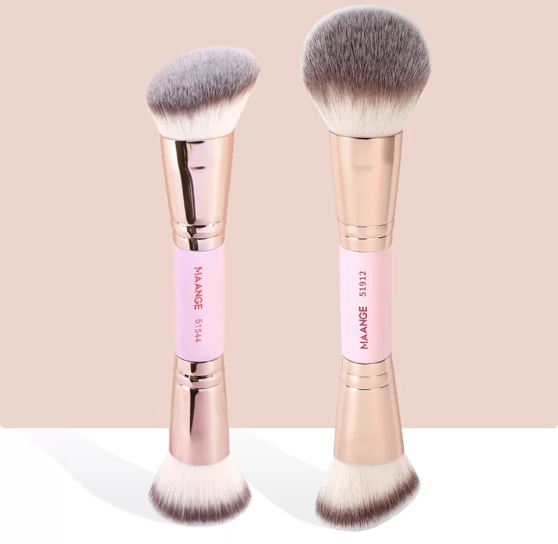 Oboustranný štětec na makeup a korektor | kosmetické potřeby 2 ks