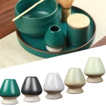 Keramický stojánek na metličku matcha | čajové doplňky, japonská keramika