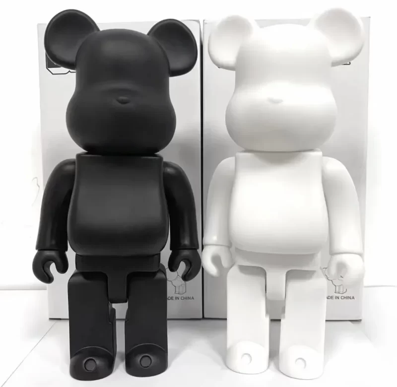 Soška medvěda s lego designem pro děti a domov | dětská dekorace, bytová dekorace