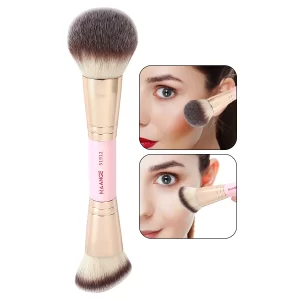 Oboustranný štětec na make up tvářenku a kontury | štětec na líčení, kosmetický štětec