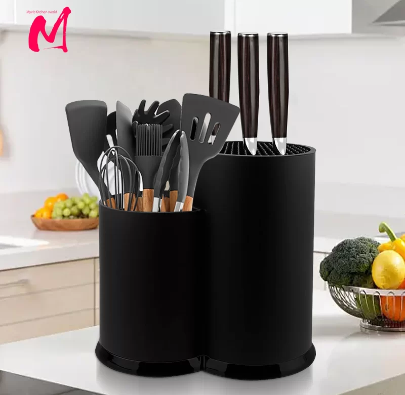 Držák na nože a příbory | kuchyňský stojan, organizér příborů