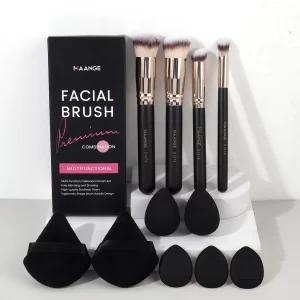 Sada kosmetických štětců a houbiček na makeup | kosmetické potřeby 11 ks