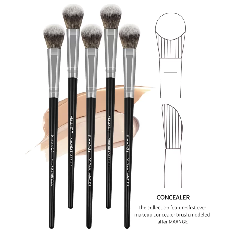 Sada štětců na makeup pro perfektní líčení | kosmetické pomůcky 5 ks