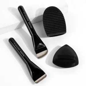 4 ks Štětce pro perfektní make-up bez šmouh | sada štětců, kosmetické nástroje
