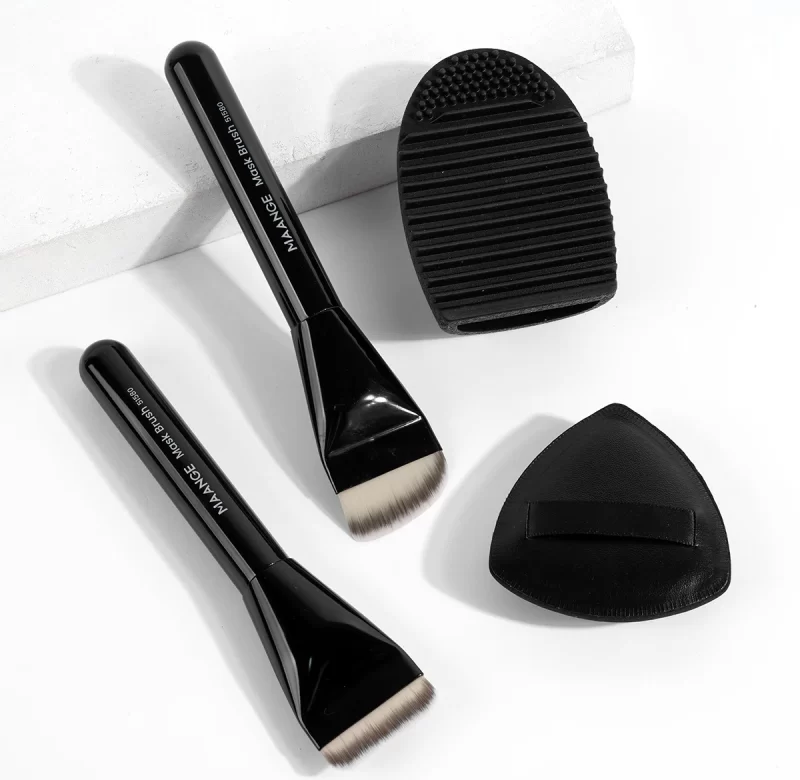 4 ks Štětce pro perfektní make-up bez šmouh | sada štětců, kosmetické nástroje