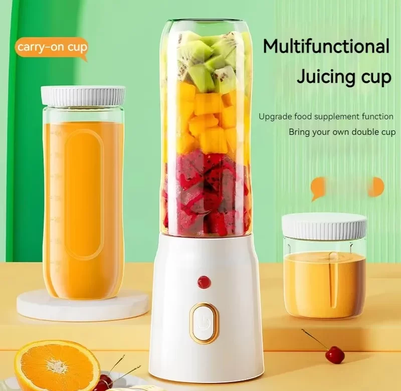 Přenosný bezdrátový smoothie mixér na ovoce a led | drtič