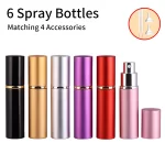 Plnitelné mini lahvičky na parfém s rozprašovačem | flakony 6+4 ks