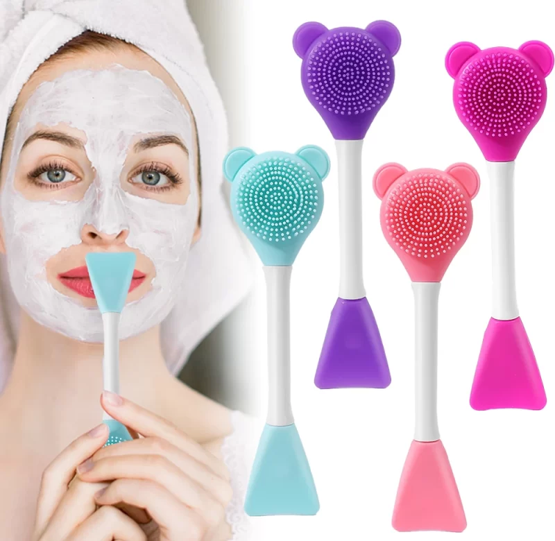 1-4 ks Štětec a špachtle na masku pro domácí péči | kosmetická pomůcka, štětec na pleť