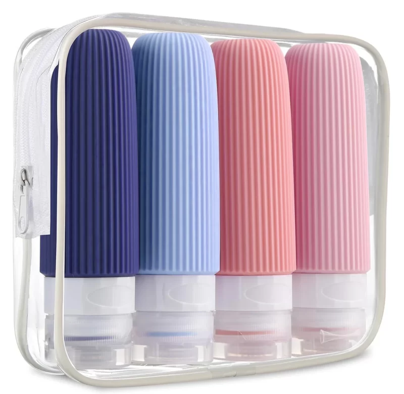 Cestovní silikonové lahvičky 90 ml na kosmetiku | kosmetické obaly 4 ka