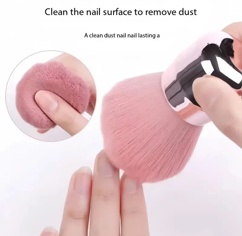 Soft kartáček na nehty pro gelové a akrylové zdobení | štětec, čistič nehtů