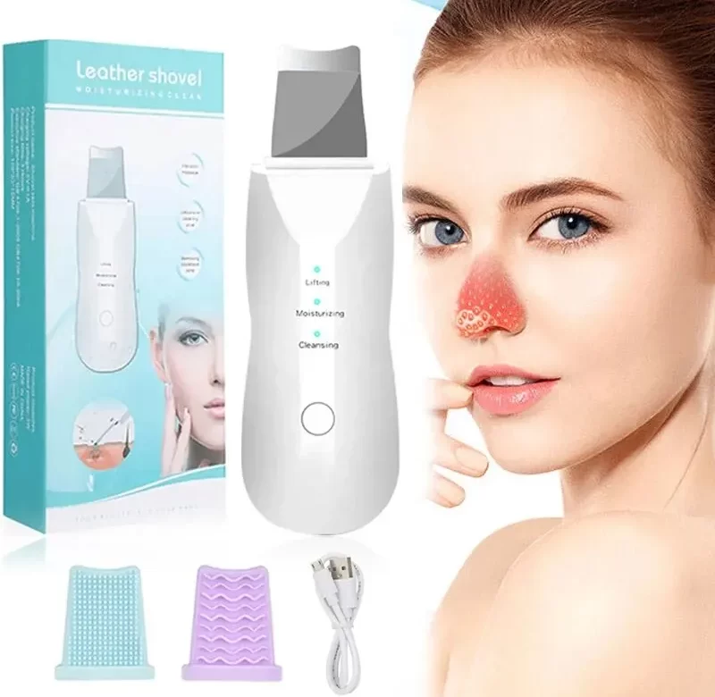 Sonický čistič pleti pro jemné čištění a lifting | peeling obličeje 4 ks