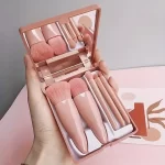 Mini sada štětců na make up do kabelky | kosmetické štětce, sada štětců