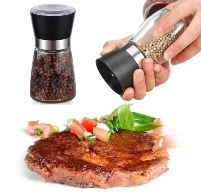 Ruční mlýnek na pepř a sůl | kuchyňský mlýnek, mlýnek koření