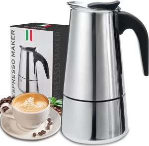 Moka konvička na sporák pro espresso | moka konvička, kávovar