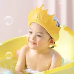 Voděodolná čepice do vany s ochranou očí a uší | koupací čepice, dětská hygiena