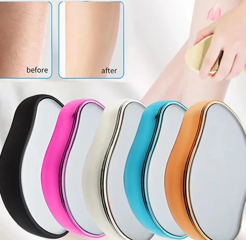 Skleněný epilátor pro ženy bez baterií | odstraňovač chloupků, ruční epilátor