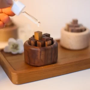 Aroma difuzér z dřevěného masivu pro esenciální oleje | aroma difuzér, dřevěný difuzér