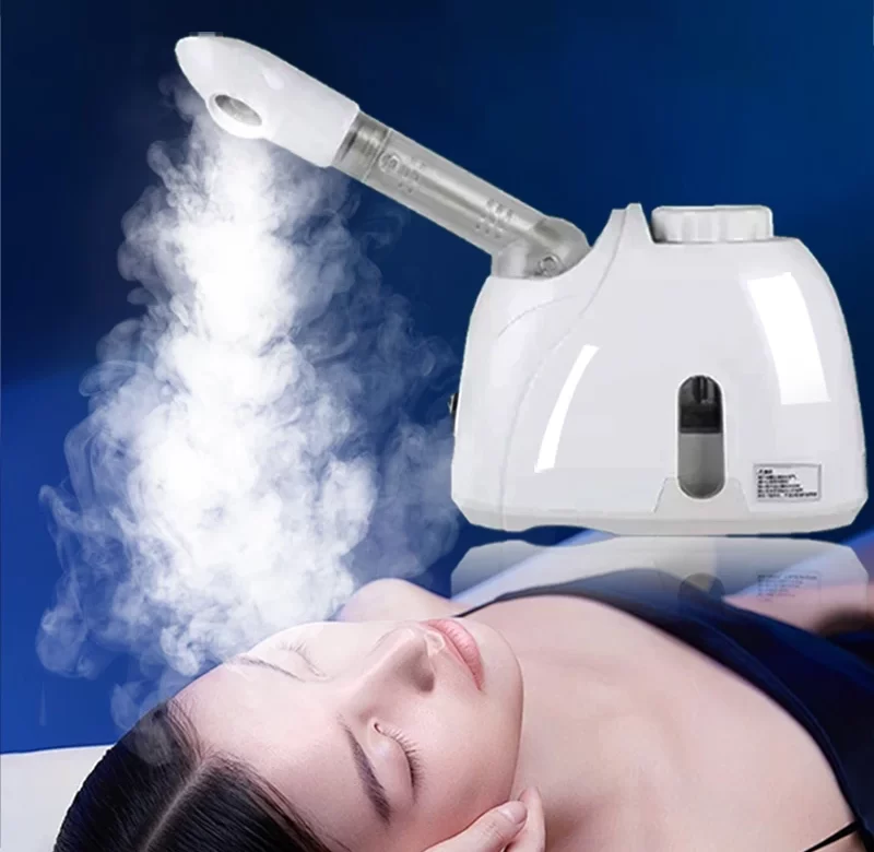 Obličejová parní sauna s nastavitelným ramenem pro domácí wellness | napařovač, kosmetický přístroj