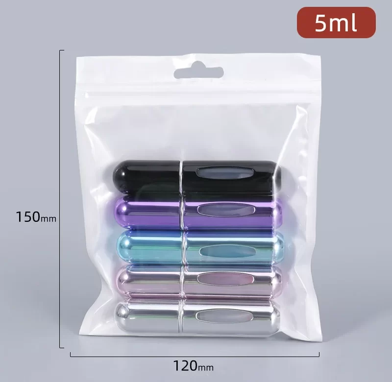 Mini plnitelný cestovní rozprašovač parfémů 5ml | mini lahvička 5ks